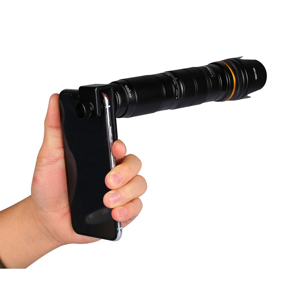 Mobile Camera Zoom Lens 4K HD Telescope Camera Zoom Lens Waterproof Adjustable Cell Phone Telephoto Lenses Smartphone Lenses