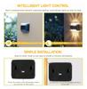 LED Solar Wall Lamp Outdoor Waterproof Light Control Sensor Lamp for Garden Courtyard Terrace Porch Staircase Fence