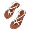 Thong Sandals With Back Strap For Women Ladies Dressy Summer Strappy Sandals Flat Casual Beach Fisherman Thong Chaussure Femme