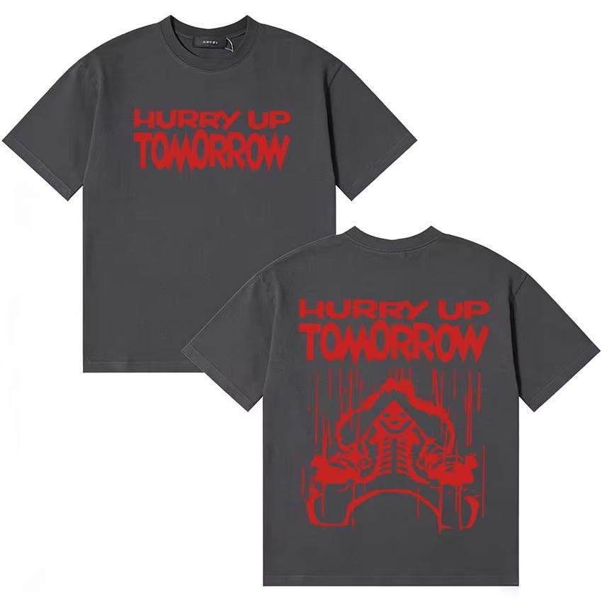 

2026 The Weeknd Hurry Up Tomorrow Music Fans Tee Shirt Casual Cozy T-shirts Unisex s Clothing Fashion T Shirt Streetwear Ins Y2k L