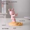 Suporte Criativo de Urso de Desenho Animado para Celular e Tablet – Suporte de Mesa e Enfeite para Visualização Preguiçosa