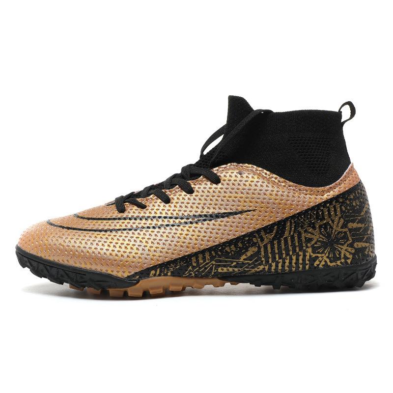 Football Shoes Men's Autumn High Top Long Nails Broken Nails Youth and Boys Professional Training 2025