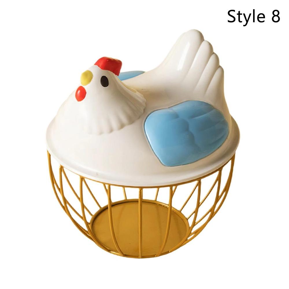 1Pcs Portable Egg Storage Basket Iron Egg Holder Durable Kitchen Organizer