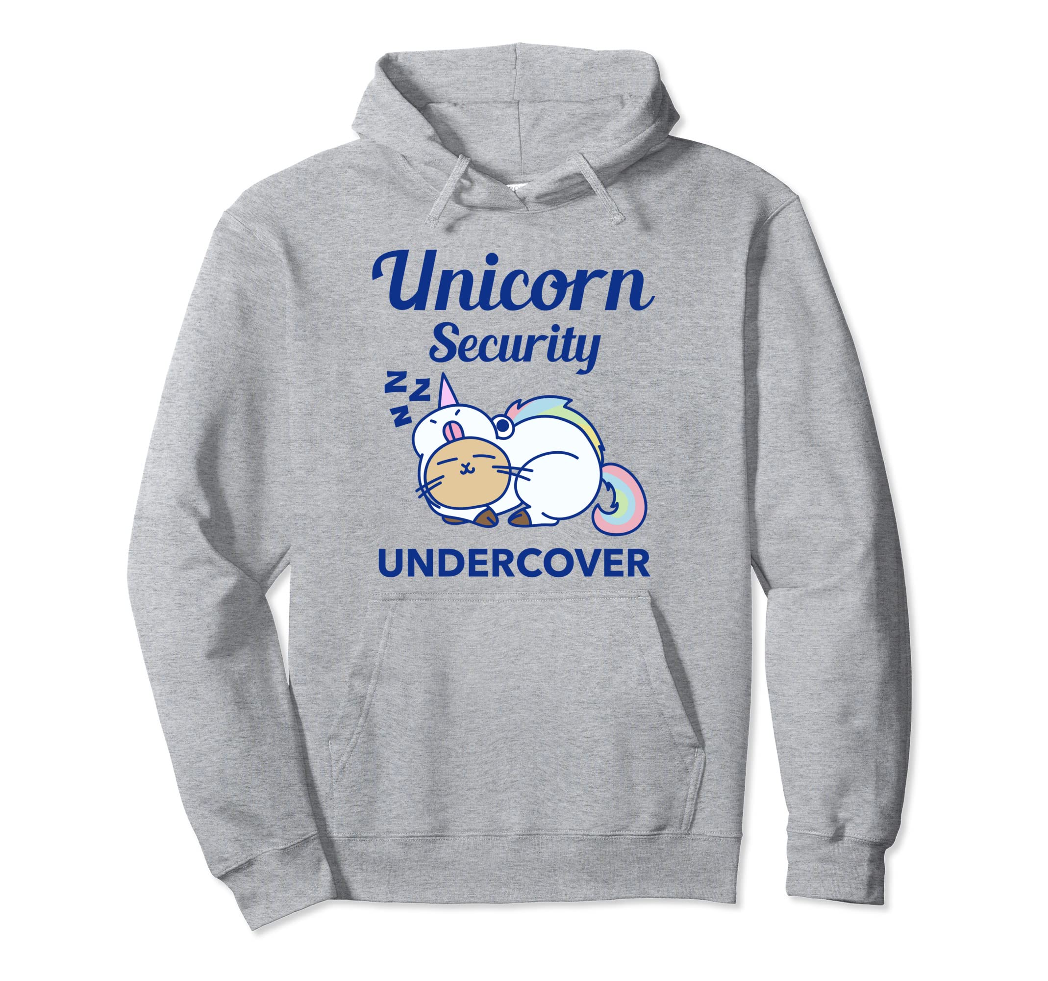 

Funny Unicorn Undercover Cute Cat Hoodie сірий колір