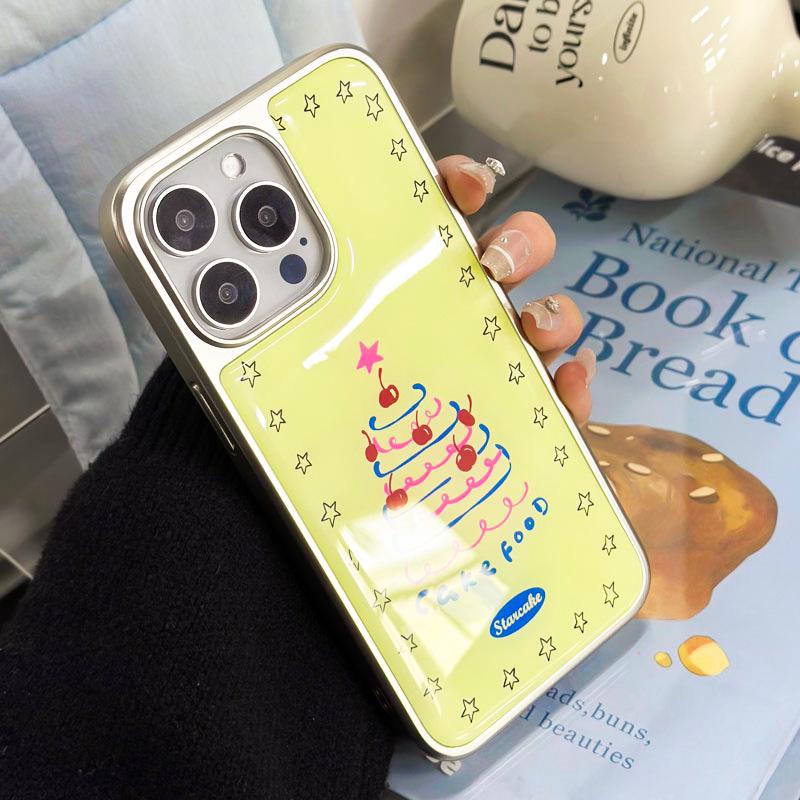 Zhitai Electroplated Silver Edge Drip Glue Case for iPhone 15 Pro & Huawei Mate 60