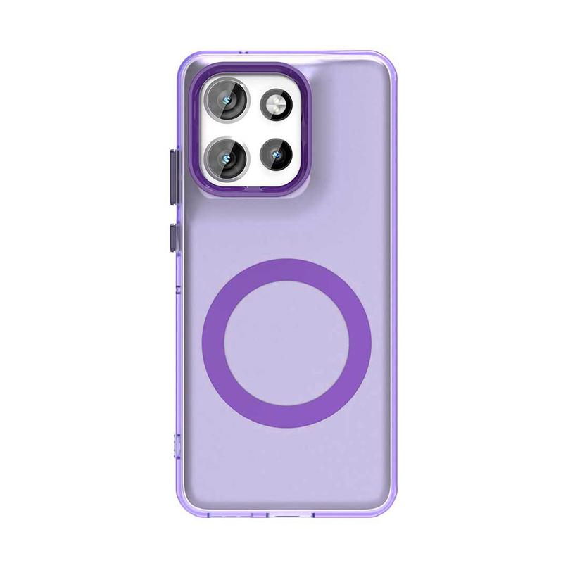 For Motorola Moto Edge 50 Neo Magnetic Frosted Candy Color Phone Case For Motorola G35 5G S50 Translucent Matte Shockproof Cover