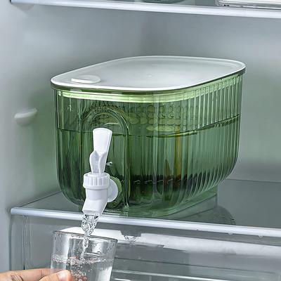 Soğuk Su Şişesi Çaydanlıklar Dağıtıcı Sürahi Musluklu Çeşme Su Isıtıcısı Meyve Suyu Sürahisi İçecek Bardak Plastik Buzdolabı Kutusu