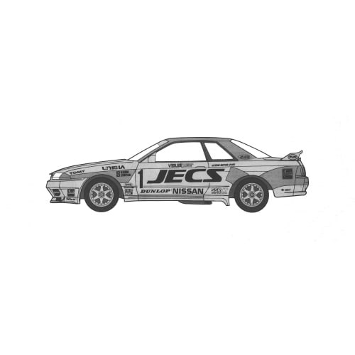 1/24 Inch-Up Series No. 299 JECS Skyline (Skyline GT-R BNR32 Gr.A Spec) 1992 Plastic Model