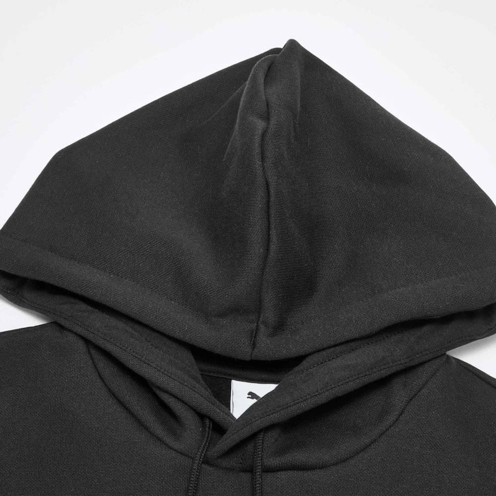 Puma Sweatshirts Unisex Black Hooded Moderate 695005-01