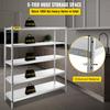 VEVOR Storage Shelf, 5-Tier Storage Shelving Unit, Stainless Steel Garage Shelf, 180.1 x 45 x 180.1 cm Heavy Duty Storage Shelving
