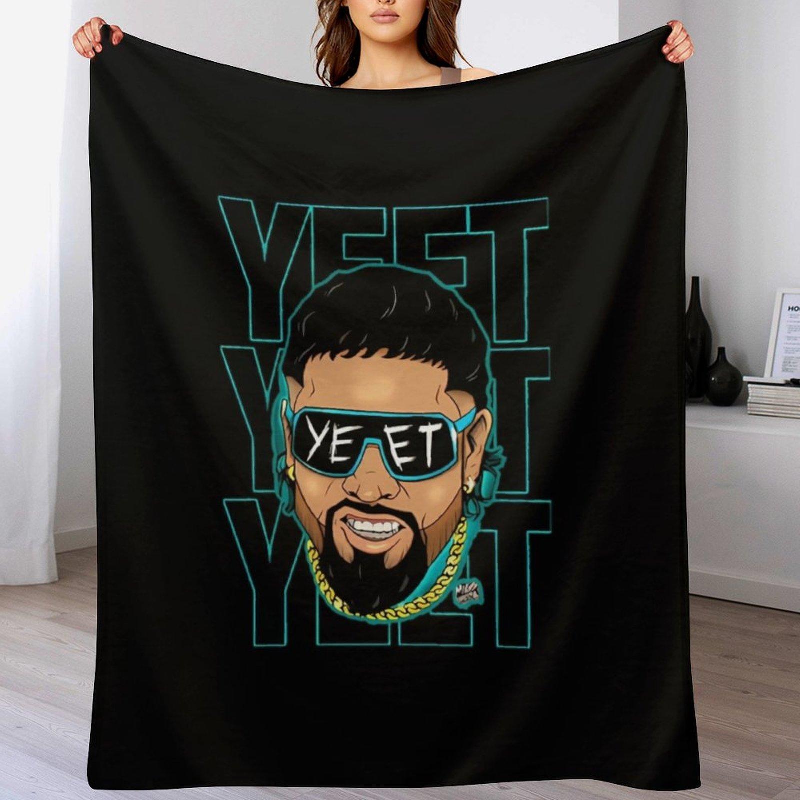 

Vintage Jey Uso Yeet Yeet Yeet Throw Blanket Warm Comfortable Blanket for Office Napping 102x76cm(40x30in)