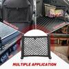 RED WOLF 2 Layer Small Mesh Cargo Net Elastic Storage Netting 2 Pcs Stretchable Car Organizer Net 14×10 Inch For Trunk RV Boats Home Auto Cargo Net