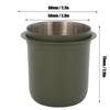 150ml Stainless Steel Coffee Dosing Cup, Stickless Crema Coffee Product, Anti-Flying Powder, Easy to Clean, Compatible with 58mm Italian Handle