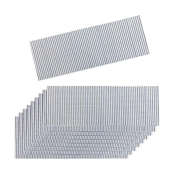 Tenugui 10-Piece Set, Approx. 33x90cm, Mameshibori Pattern, Made in Japan