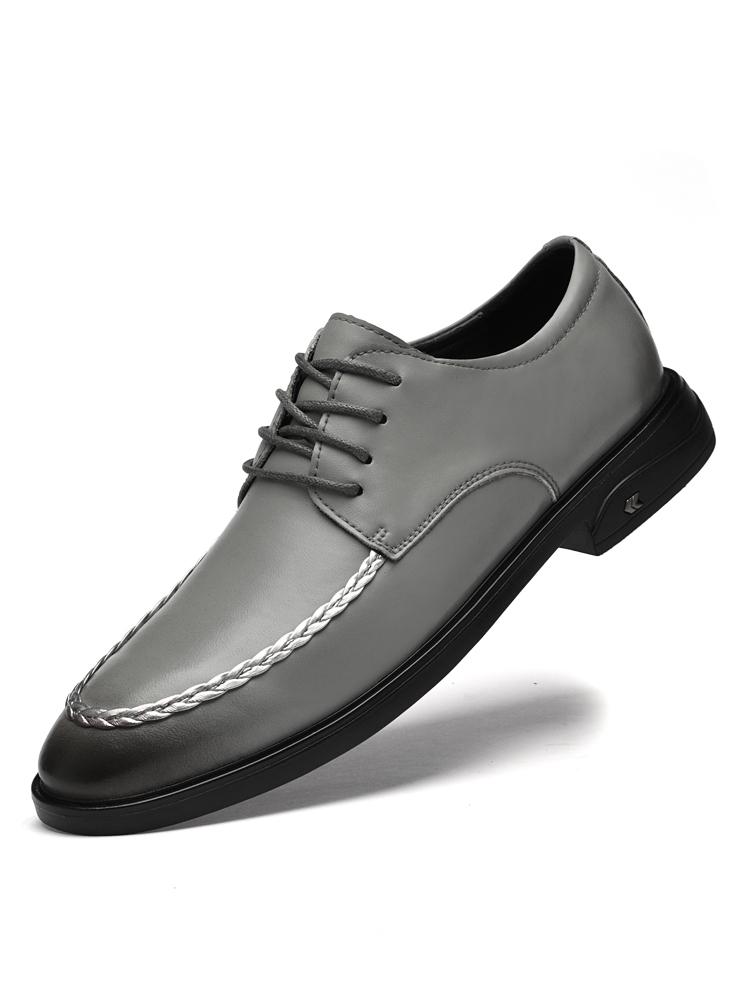 

Мужские туфли класса люкс, брендовые, деловые, социальные, офисные, формальные, кожаные, удобные лоферы, слипоны, черные, для карьеры, свадьбы, вечеринки, повседневные 46 серый