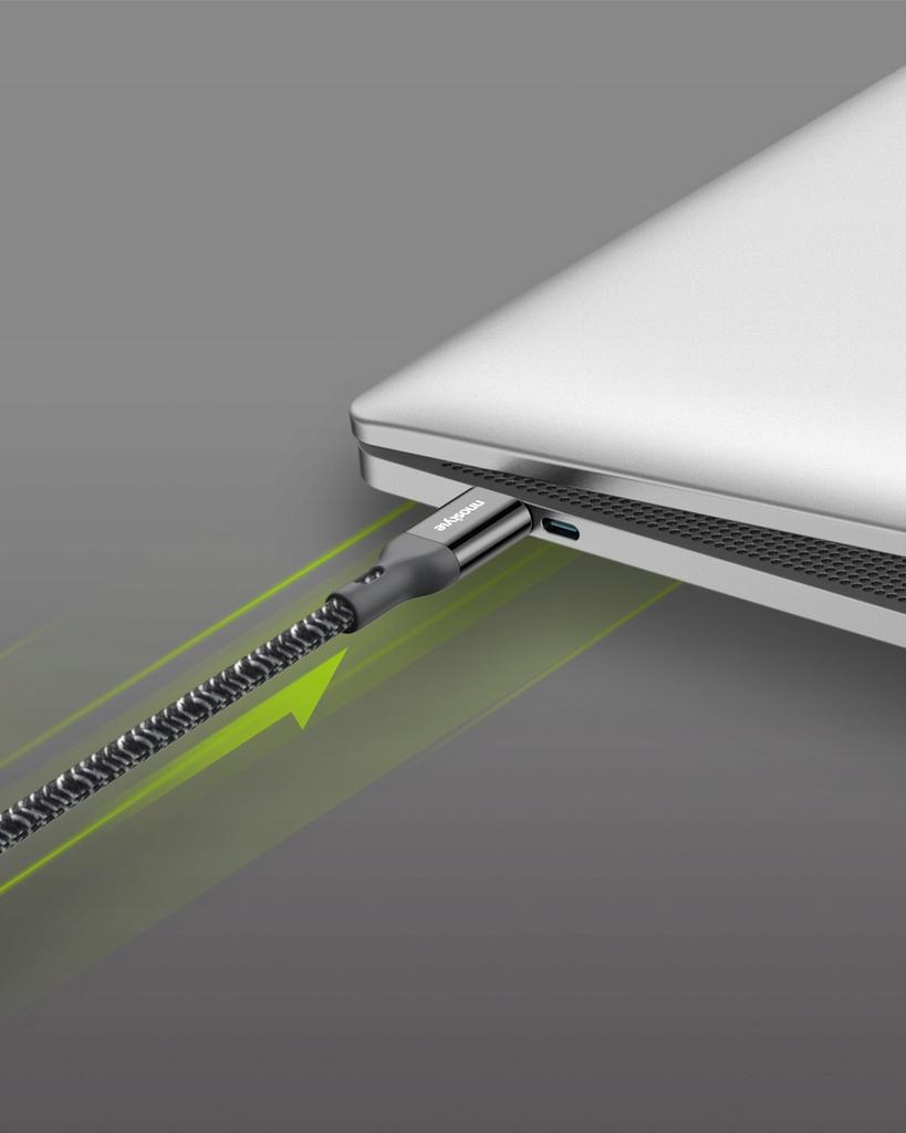 Innostyle Powerflex Usb-C Fast Charging Cable For Iphone Samsung 3A 60W Kevlar 2M Black