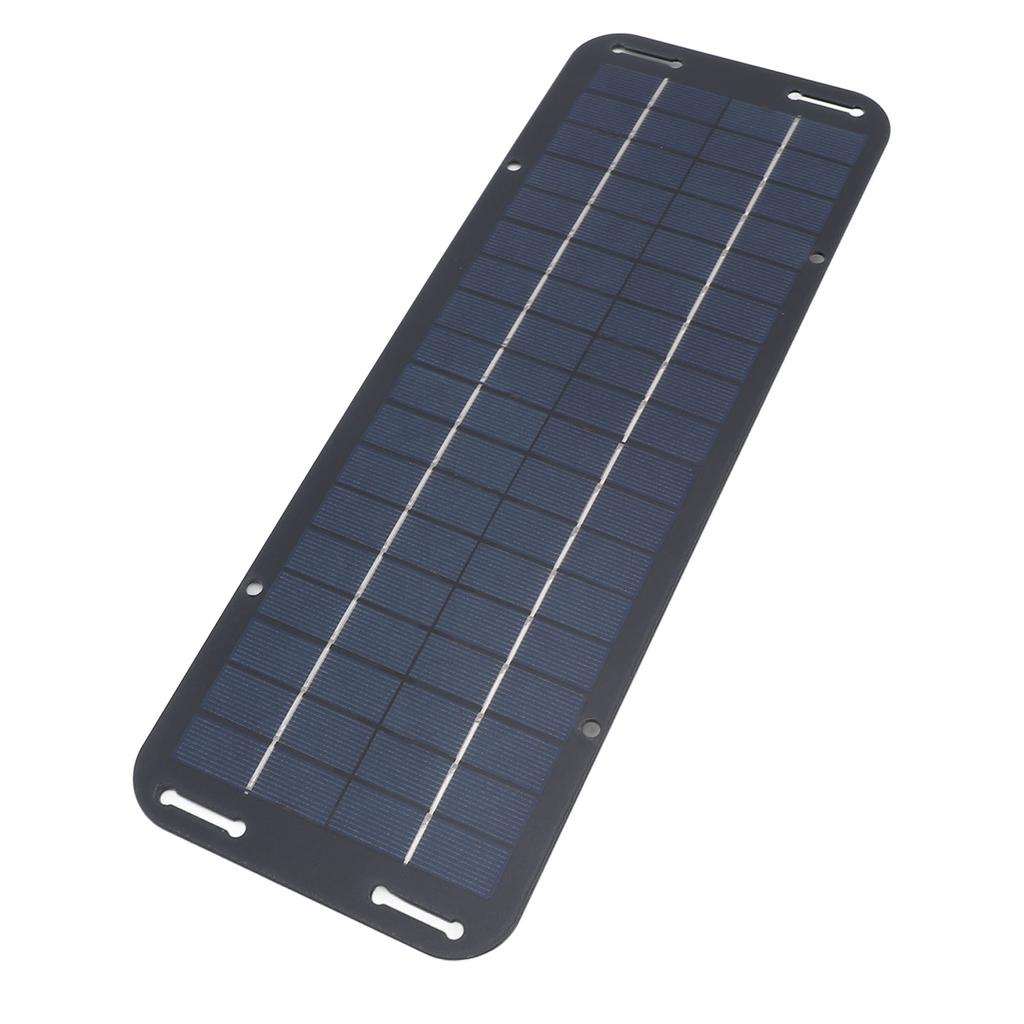 10W Solar Panel Kit High Efficiency Monocrystalline Lightweight Portable Solar Charger Panel with Cables for Camping