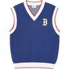 New MLB SS24 Boston Red Sox Vest Unisex Royal Blue 3AKPV0341-43RBS