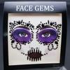 3D Resin Face Rhinestone Sticker Shiny Jewelry Face Sticker Halloween Fake Tattoo  Body Art