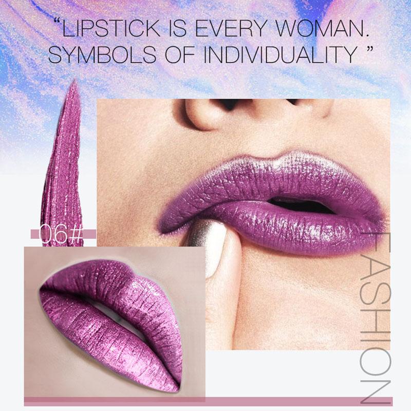Pudaier Rossetto lucidalabbra idratante perlato Star Glitter Lip Gloss