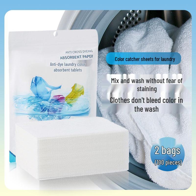 Washing Machine Lint & Hair Remover Sheets – Anti-Dyeing & Color Transfer Absorbers