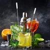 5 Stück Metall-Cocktailrührstäbchen Hochwertiger Edelstahl Geeignet zum Mischen von Kaffee und Getränken Ideal für Zuhause