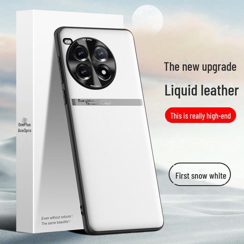 OnePlus Ace3 Pro Liquid Leather Phone Case - Anti-Fall & Anti-Fouling Protection