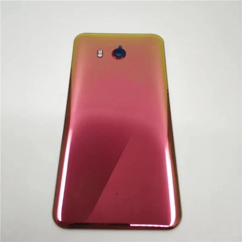 Per HTC U11 Nuovo Coperchio Batteria Posteriore in Vetro Pannello Posteriore Alloggiamento Con Sostituzione Lente Fotocamera
