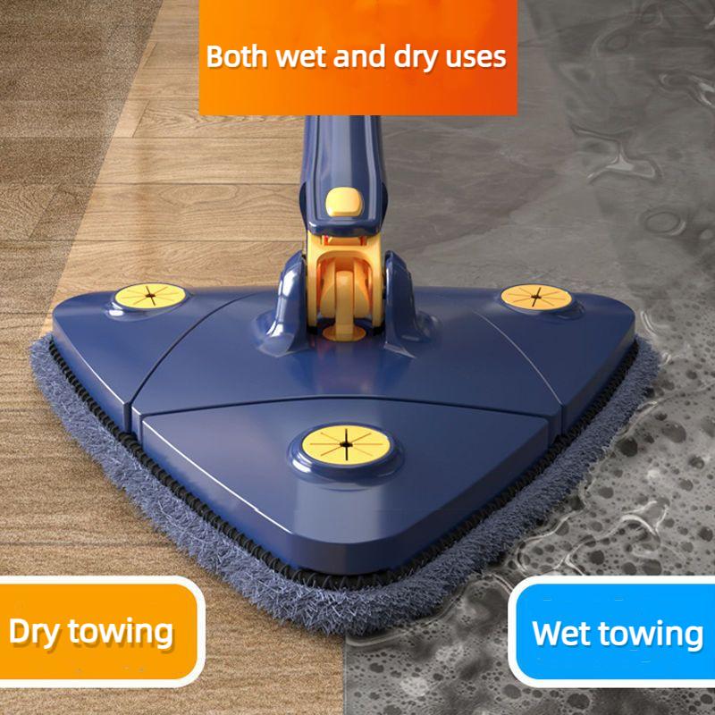 

Треугольная швабра Бытовой потолочный очиститель Протирать Поверхность стены Плитка Салфетка Стекло Ручная стирка Бесплатная имитация Ручная скручивание швабры