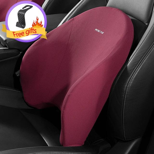 Car Neck Pillow Car Seat Lumbar Headrest Support Memory Foam Waist Neck Pillow Car Travel Back Support Car Interior Accessories