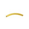 Matte Gold-Plated 45mm Large Hole Bent Tube for DIY Handmade Accessories