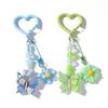 Playful Daisy Star Butterfly Beaded Keychain Alloy Resin Crafted Accessory For Backpack Purse Personalization
