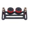 Double Wheel Bearing Stock Roller with Sliding Blocks Table Saw Feeding Guide Roller for Woodworking