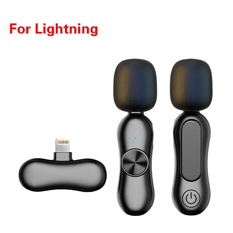 Wireless Lavalier Microphone For Live Streaming/Youtube/Facebook Live Plug And Play Portable Wireless Noise Canceling Microphone