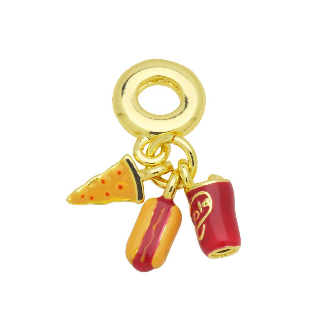 Cute Sweet Wind Boy Girl Balloon Bike Bike Cone Cat Dripping Panjiadora Bracelet Pendant