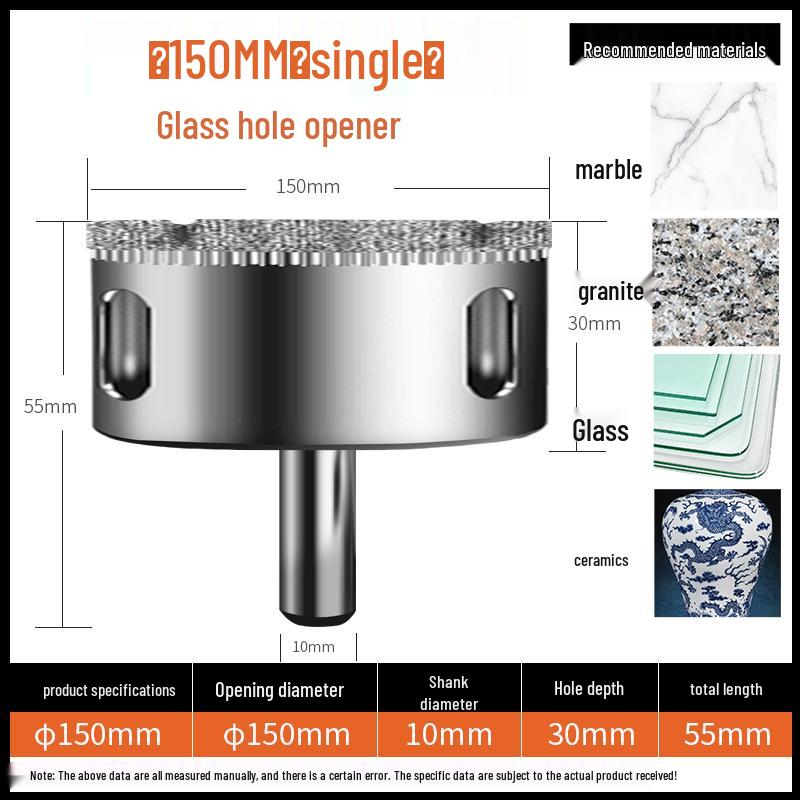 6mm Multifunctional Glass & Tile Drill Bit Set for Marble
