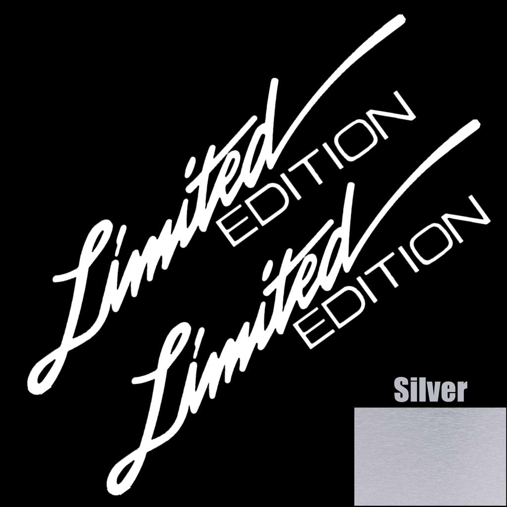 1 Pair 16cm Long LIMITED EDITION Reflective Car Stickers Motorcycle Moto Body Helmet Windshield Accessories Decals For BMW Honda