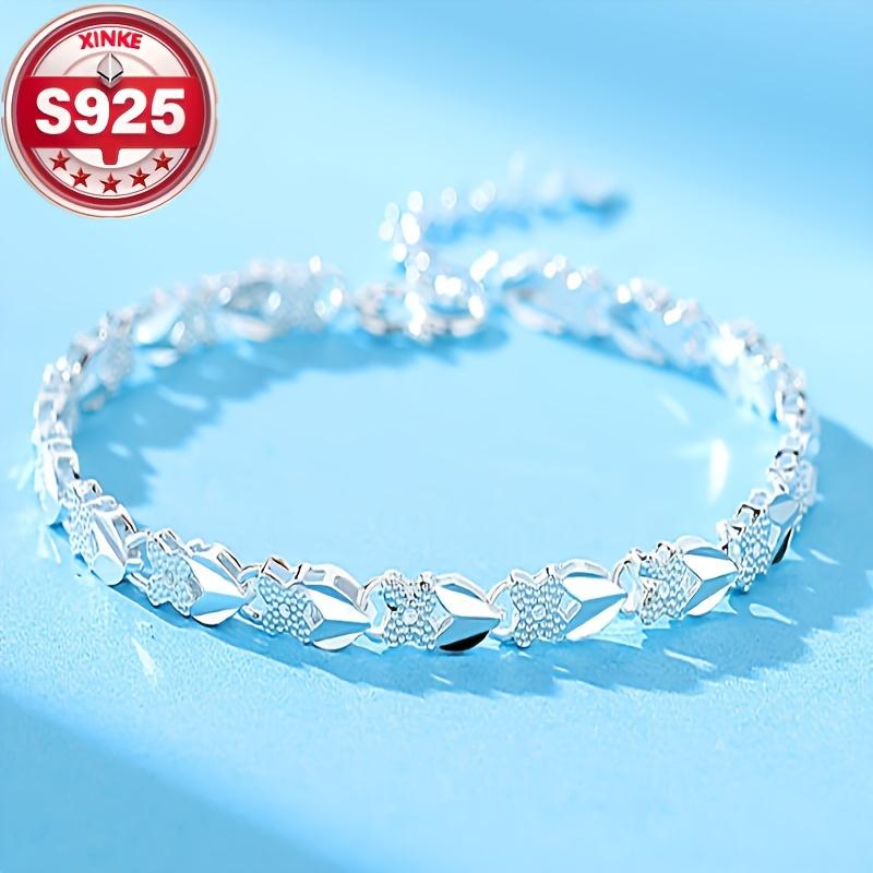 925Sterling Silver Bracelet Elegant and charming, suitable for everyday wear and special occasions