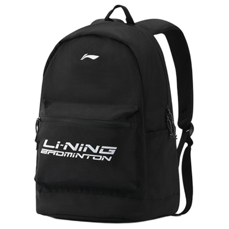 Li Ning Fabric Backpack Unisex Black ABSR122-7