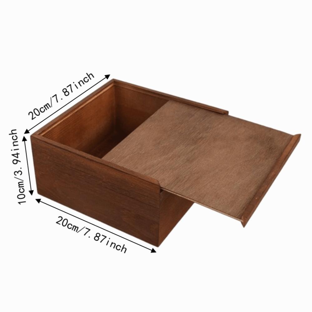 Dust-Proof Jewelry Storage Box Wood Gift Packaging Box  Bracelet/Necklace