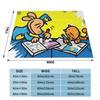 Dog Man Dogman Movie Comic Fleece Blanket Cartoon Animals Funny Throw Blankets for Home 200x150cm Plush Thin Quilt