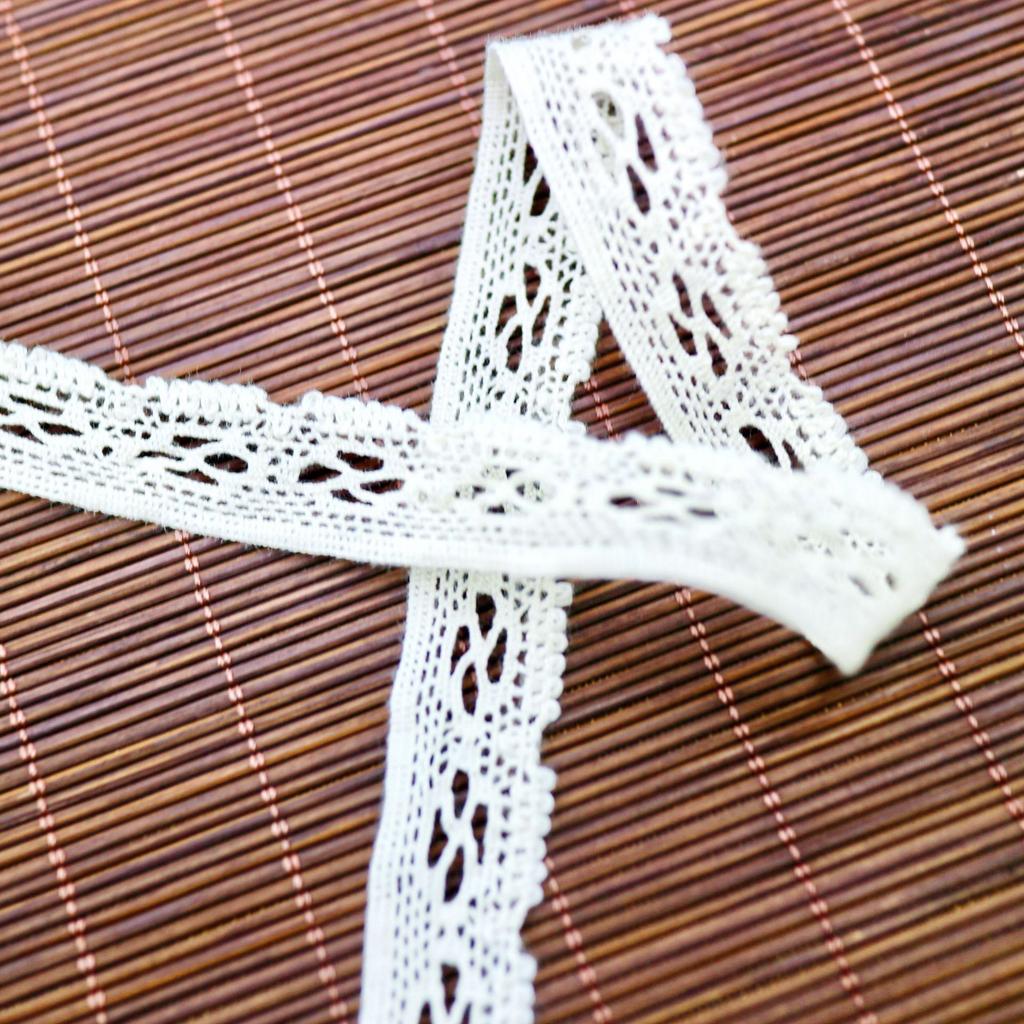 Cotton Thread Lace Handmade Diy Lace Cotton Clothing Accessories Pajamas Skirt Webbing Edge Strip Barcode Material