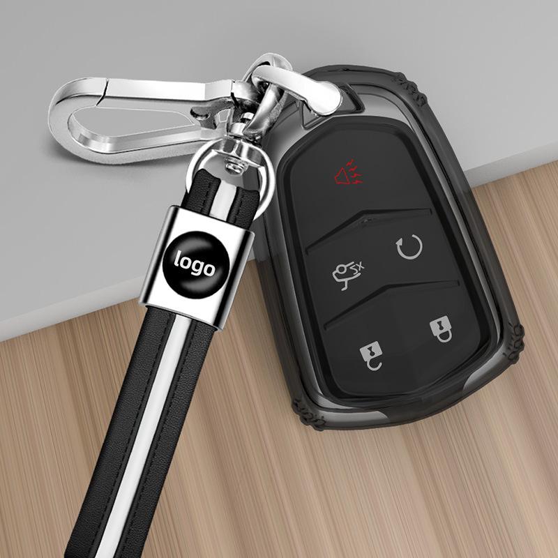 Cadillac Key Cover for XT5, XT4, XT6, CT5, CT6, CT4, XTS, ATSL - Transparent Shell