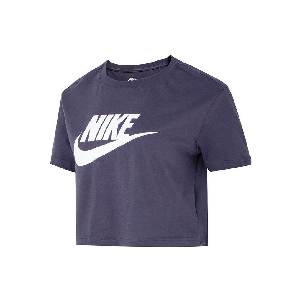 New Nike Sportswear Essentials Series Crop Tops Women's Purple BV6176-015