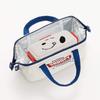 Skater Insulated Clasp Lunch Bag with Snoopy Retro Label, PEANUTS KGA1