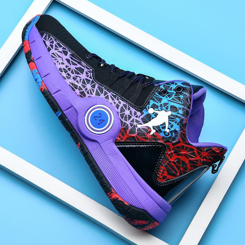 

2025 новые детские кроссовки для подростков и мальчиков среднего и старшего возраста, трендовые спортивные беговые баскетбольные кроссовки, молодежные тренировочные баскетбольные кроссовки, в наличии 45