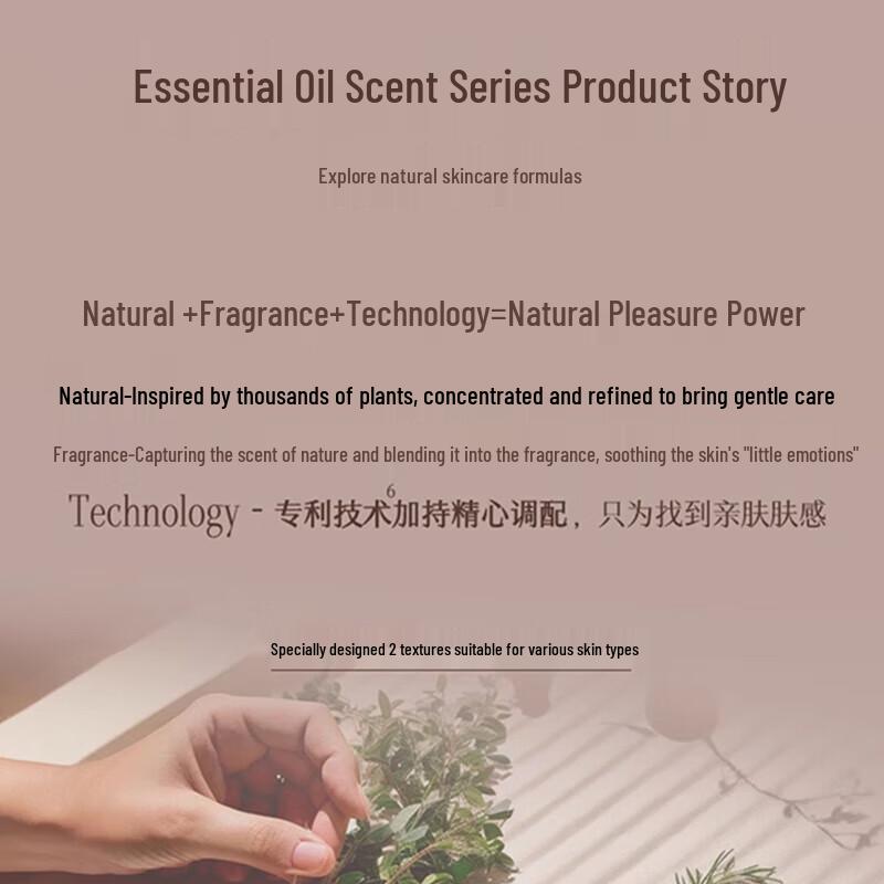 Maxam Essential Oil Hand Cream, Tea & Fruit Poem Scent