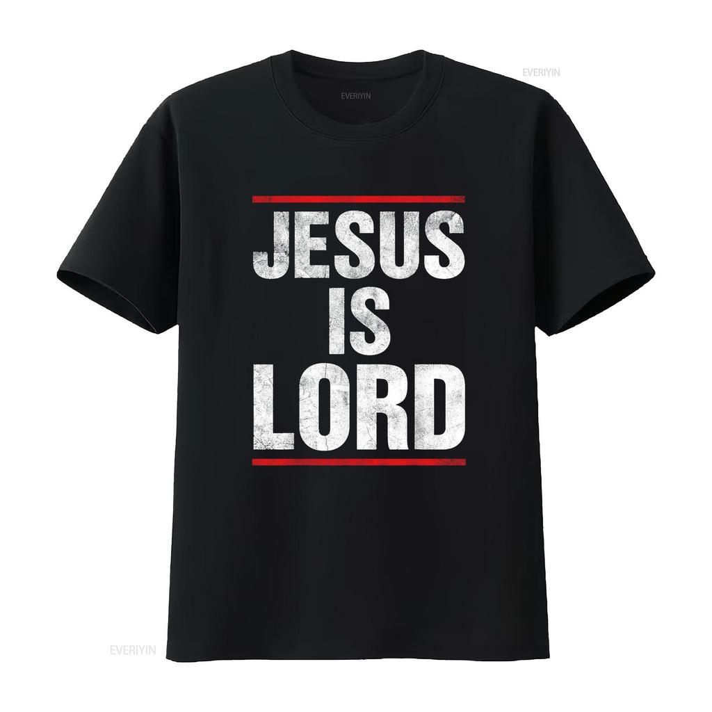 Jesus Is Lord Retro Vintage T Shirt vintage Washed Unisex Stylish Casual designer clothes Breathable fashion Comfortable