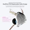 KZ ZS10 PRO Wired Earphones, 4BA+1DD In-Ear, High-End, Ear-Hook, Sound-Isolating, Aluminum Alloy and Resin Housing Design, Gaming Earphones, HIFI