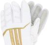 adidas Sliding LBG705 Baseball/Softball Glove, White/Gold, Medium,